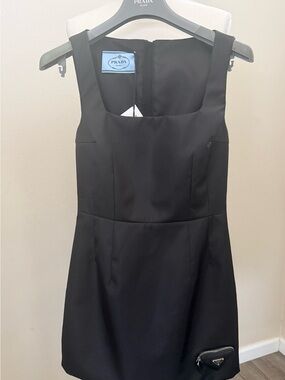 Prada Re-Nylon Black Sheath Dress - NWT - Size 36S